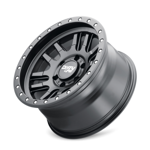 Dirty Life 9309 Canyon Pro 17x9/5x127 BP/-12mm Offset/71.5mm Hub Matte Black Wheel - Not Beadlock