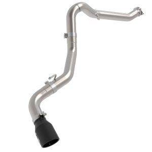aFe 2021+ Jeep Gladiator V6-3.0L (td) Vulcan Series 3in 304 SS DPF-Back Exhaust System - Black Tip