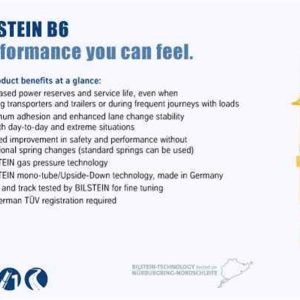 Bilstein B6 15-17 Jeep Renegade 4WD Rear Left Twintube Strut Assembly